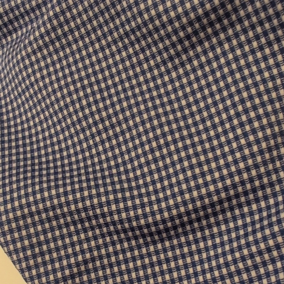 Seamolly Blue Mini Gingham Drawstring Tied Brazilian Bottom Bikini Set - Size M - Picture 9 of 11